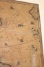 Rare Antique Framed Map Of The New World  Nova Tabula America - Illustrated By Jacob Von Sandrart