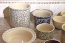 Assorted Stoneware Makers Include Chantal, Robinson And Three Rivers Pottery
