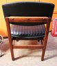 Vintage MCM Style Chair & Stool By United Metal Fabricators INC With Casters