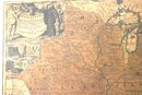 Rare Antique Map Of Louisiana, Mississippi & Florida Provinces Dated 1687