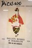 Framed Picasso Poster:Costume Designs , Ballets Russes De Diaghilew Poster Measures Approximately 20 W X 26 T