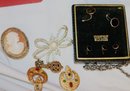 HUGE Mystery Collection Of Vintage Jewelry Includes Assorted Treasures As Pictured