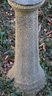 Bronze Finished Sundial On Cement Pillar 22' Tall