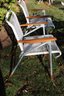 Original Vintage 70s Telescope Folding Patio Chairs