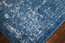 Contemporary Safavieh Blue Heriz Style Area Rug / Carpet