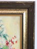 Floral Still Life Painting On Canvas Signed By The Artist In The Lower Right Corner