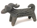 3 Handmade Ethiopian Ethnic Sculpture, The Dog Has A Repair To The Leg 2-7' Tall