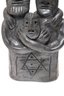 .Ethiopian Salomon & Queen Of Sheba Hand Made Sculpture With Star Of David Accent