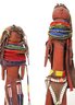 Hand Carved Traditional African Turkana Wood Doll With Beaded Accents