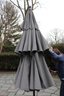 Large Outdoor Umbrella Includes Heavy Cast Iron Metal Base