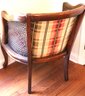 Accent Chair/caning And Upholstered