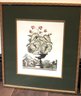 Set Of 3 Botanical Prints In Frames