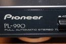 Pioneer Pl-990 Full Automatic Stereo Turntable, Turntable Tested Powers Up In Working Condition