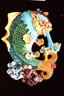 3-dimensional Chinese Dragon Fish In Frame Wall Art