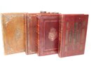 Collection Of Assorted Leather-bound Books