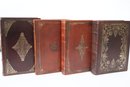 Collection Of Assorted Leather-bound Books