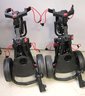 Two Golf Cart Trolleys Compact And Portable
