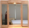 Drexel Heritage, Corinthian Collection, Long Dresser With Light Up Three Panel Mirror.
