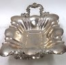 Very Pretty 800 German Silver Covered Bowl, Baroque Style Serving Dish & Sm Spoon 13.08 Ozt