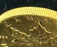 1 Ozt Gold Canadian Maple Leaf Coin (1980)  .999 Fine Gold