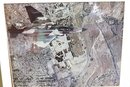 Framed Photo Of Army Plane Flying Over Israel With Dedication