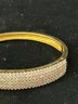 14K YG Diamond Studded Bracelet, Contains Approximately 170 Individual Diamonds