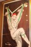 Huge Vintage Poster After Jean Dylen Affiches Gaillard Paris Of Pierrot For A Parisian Suspenders Compan