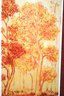 Vintage Print Of Autumnal Trees In Shades Of Burnished Gold