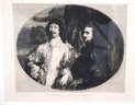 Intage Print Of The Portraits Of Antoine Van Dyck & E Porter