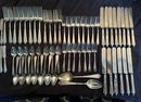 Lunt Sterling Silver Chateau Thierry Flatware Set - 71 Pc Serv. For 12 Plus