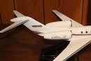 Collectible Model Airplane Citation X On Black Base.