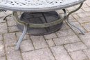 Round 48 Inch Wrought Aluminum Fire Pit Table, Great For Entertaining!