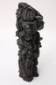 Vintage Hand Carved African Tribal Tree Of Life Statue, Carved From Ebony Very Heavy