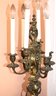 Highly Detailed Renaissance Style Bronze Candelabra Lamp With 6 Lights
