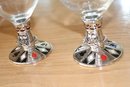 Two Sets Of Fun Cocktail Glasses With Pair Of Card Theme Martini & 6 Decorative Glasses