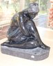 Attributed To Felipe Castaneda Signed Marble Sculpture Of Beautiful Nude Woman
