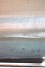 Attributed And Signed K F Ng Vintage Painting Of Peaceful Ocean With Seagulls