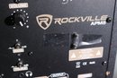 2 Rockville DPM8 300 W 2-way Powered Studio Passive Monitor Speakers, Including Rockville Stands As Pictured