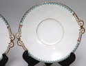 Pretty Blue & White Hand Painted Queen Anne Fine Bone China Include 2 Antique 1920s William Whitely Trademark