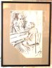 Pastel Drawing Of Piano Player And Singer Title Of Summer, Camp 1994
