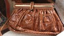 Three Vintage Snakeskin Ladies Clutch Bags