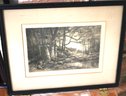 Vintage Etching Signed By The Artist Maury