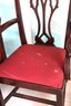 Set Of 5 Chippendale Style Dining Room Armchairs