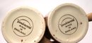 Pair Of Hand Painted Vander Wood Mugs Includes Mr. Pecksniff & Sairey Gamp & Arthurwood English Cheese Dish