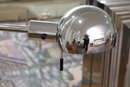 Midcentury Adjustable Floor Lamp In Chrome By Hansen, NY, For Metalarte, Spain