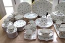 Huge Set Of Villeroy & Boch Porcelain Petite Fleur Dishes With Many Serving Pieces