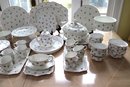 Huge Set Of Villeroy & Boch Porcelain Petite Fleur Dishes With Many Serving Pieces