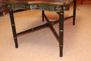 English Style Tray Top Coffee Table On Faux Bamboo Legs