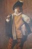 Cavalier Portrait Painting Signed By Stanford In An Ornate Frame