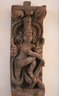 Carved Wood Indian Ganesh Wall Sculpture,